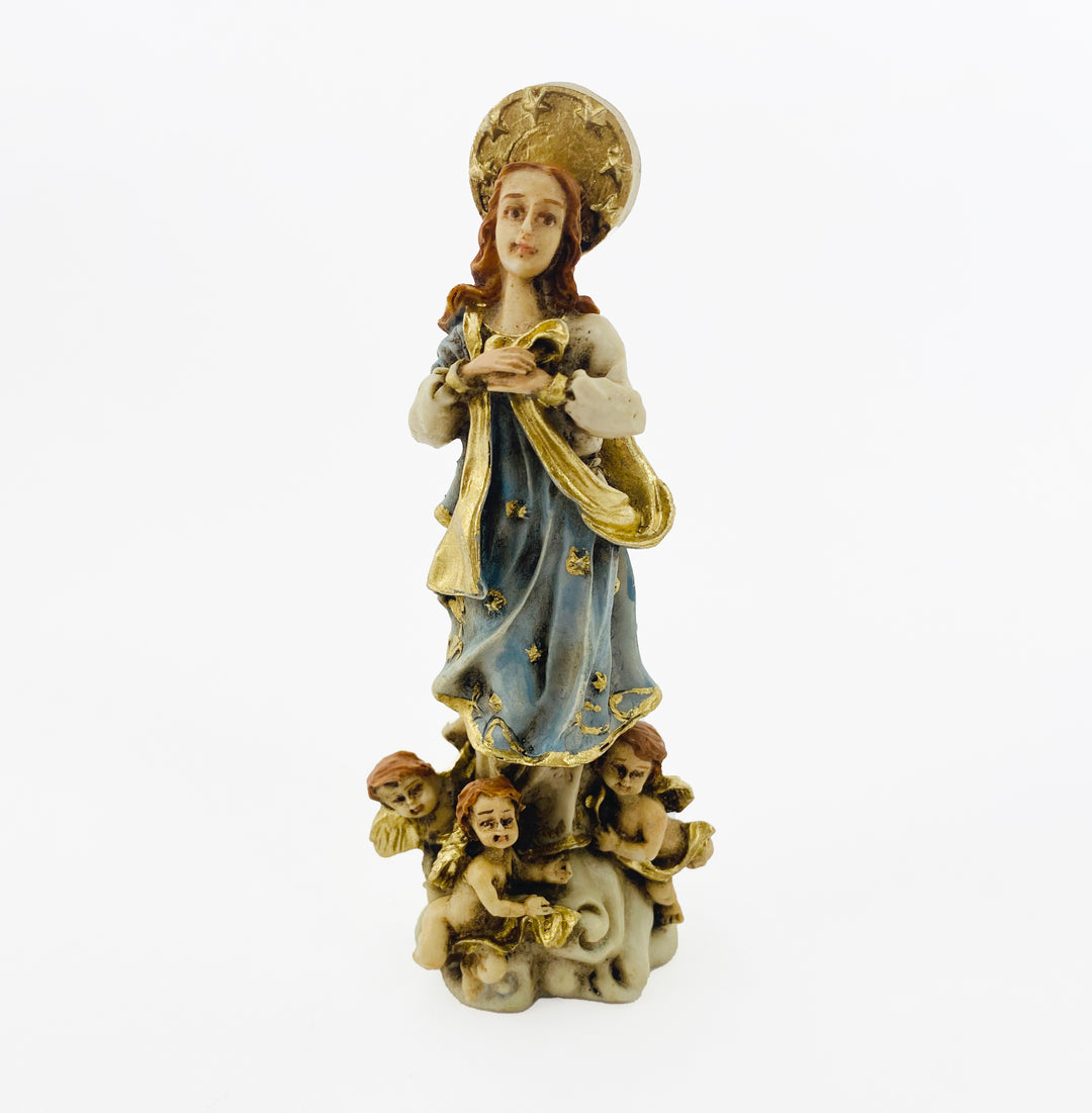 5" Handmade Immaculate Conception Statue