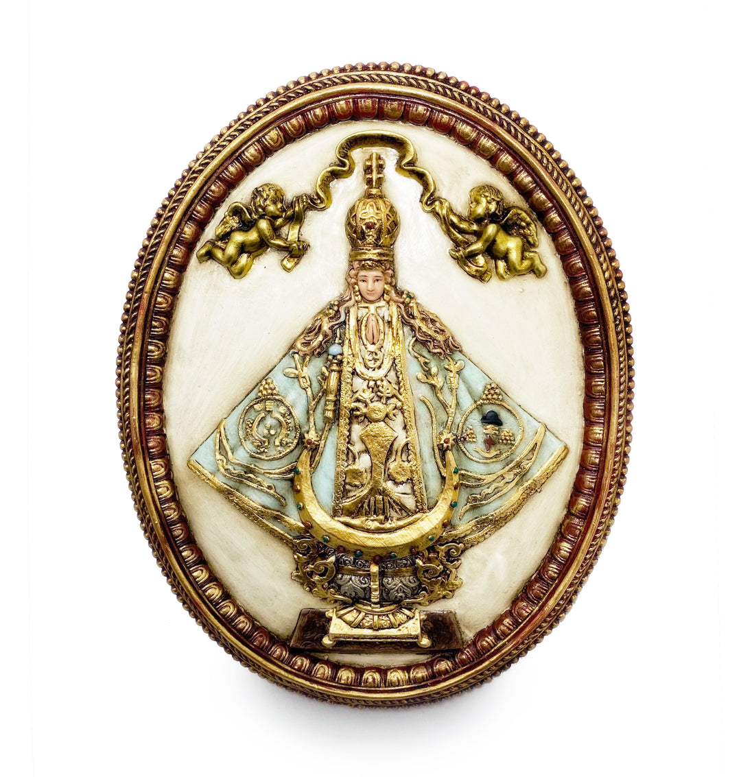 9" Handmade Virgin of San Juan de los Lagos Plaque