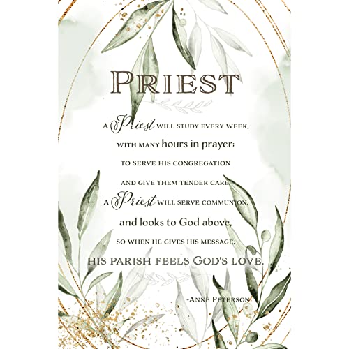 Priest Wooden Plaque