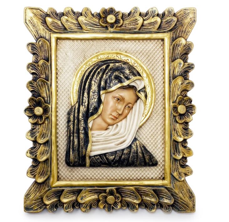 15" Our Lady of Sorrows Plaque