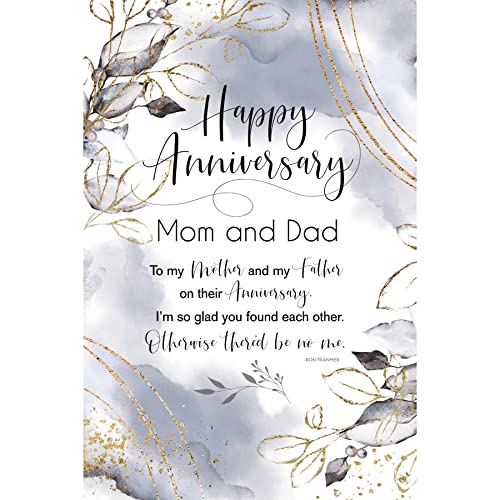 Happy Anniversary Mom And Dad Plaque