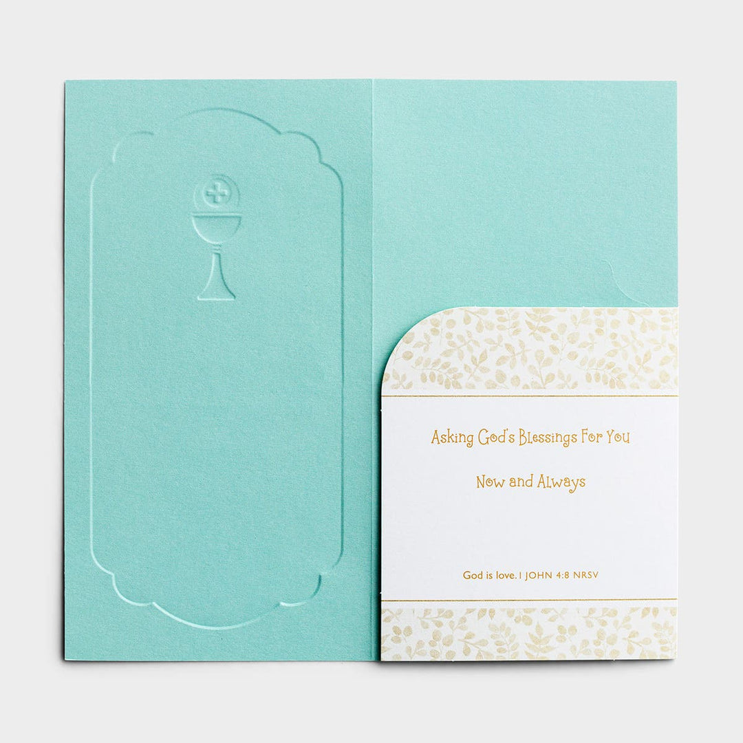 With Love and Joy - First Communion Money or Gift Card