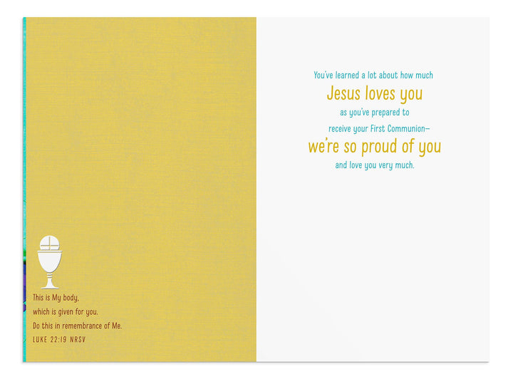 For A Special Son - First Communion Card