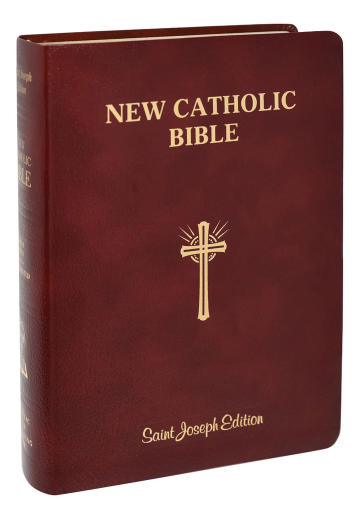 St. Joseph New Catholic Bible (Giant Type) - Burgundy