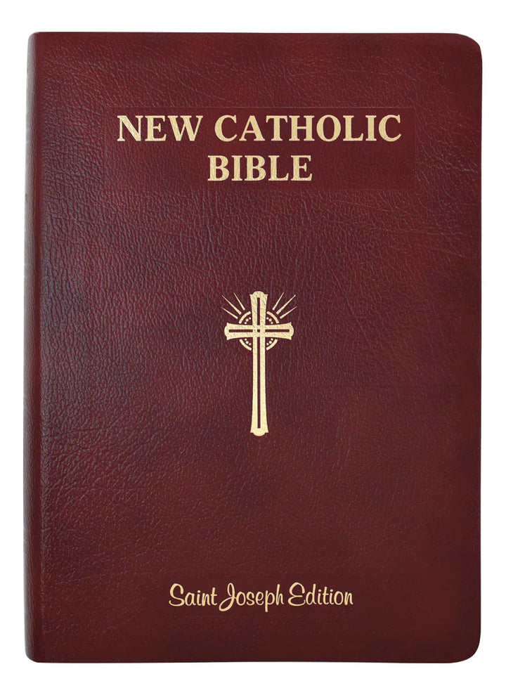 St. Joseph New Catholic Bible (Giant Type) - Burgundy