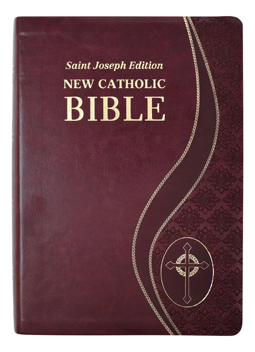 St. Joseph New Catholic Bible (Giant Type) - Burgundy