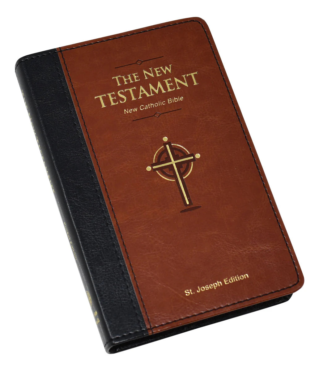 St. Joseph New Catholic Bible New Testament Pocket Edition - Brown