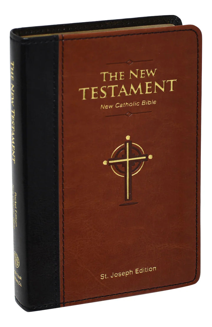 St. Joseph New Catholic Bible New Testament Pocket Edition - Brown