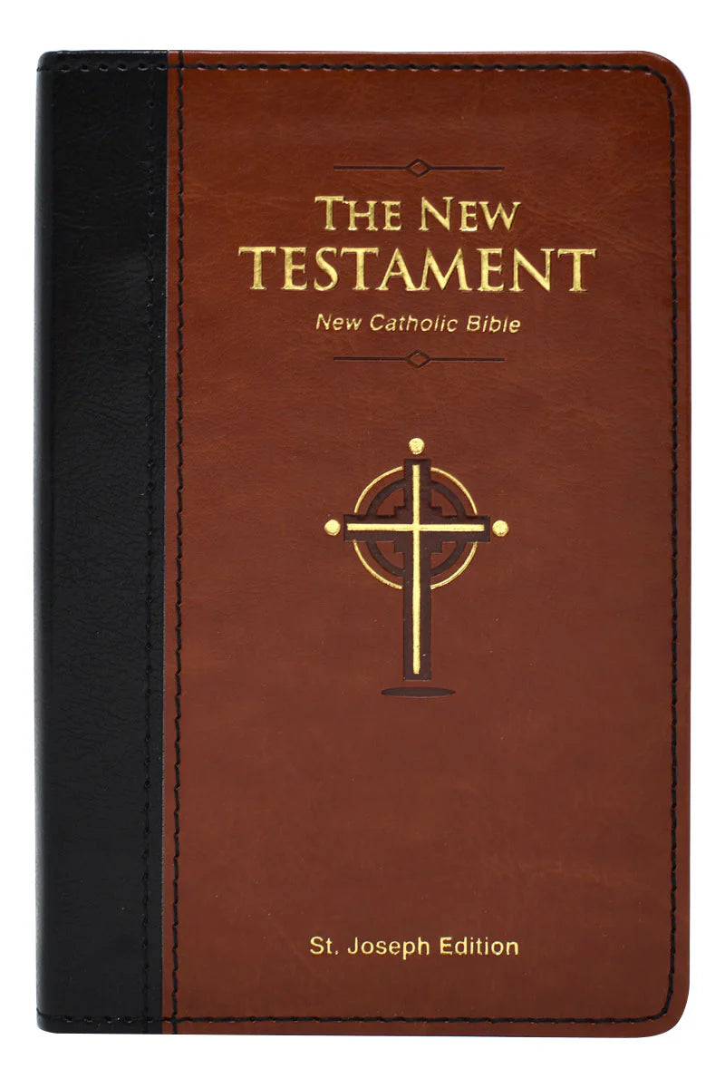 St. Joseph New Catholic Bible New Testament Pocket Edition - Brown