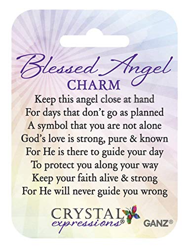 Blessed Rainbow Angel Charm