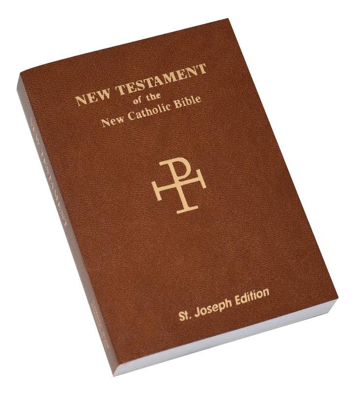 St. Joseph New Catholic Bible New Testament Vest Pocket Edition - Brown