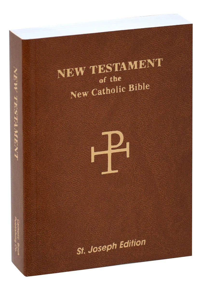 St. Joseph New Catholic Bible New Testament Vest Pocket Edition - Brown