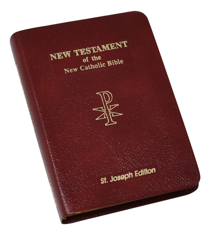 St. Joseph New Catholic Bible New Testament Vest Pocket Edition - Burgundy