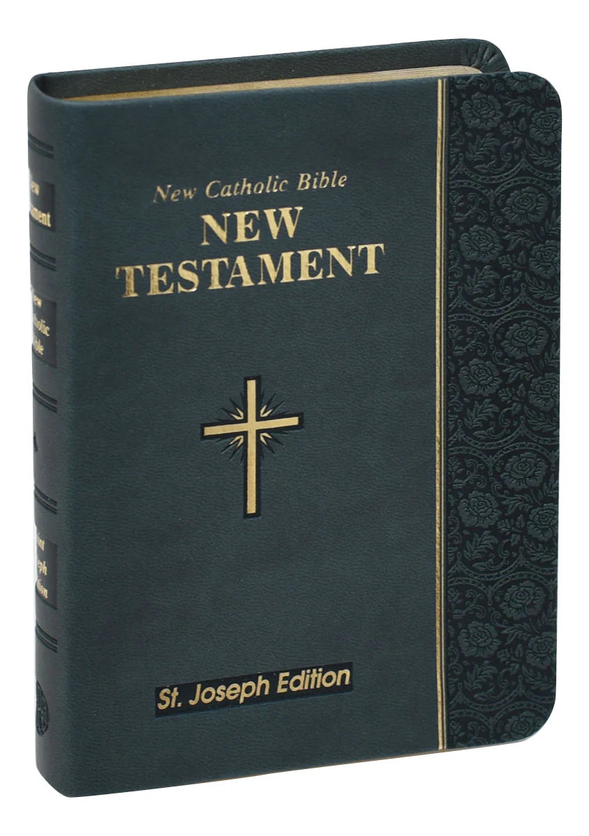 St. Joseph New Catholic Bible New Testament Vest Pocket Edition - Slate