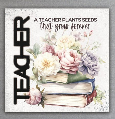 Teacher – Grow Forever Magnet-Plaque
