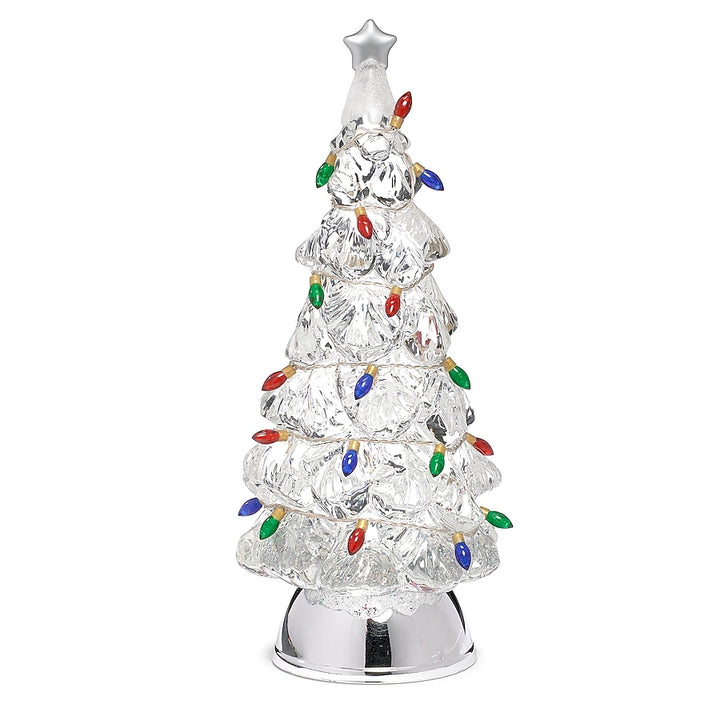 12.5" Lighted Swirl Christmas Tree