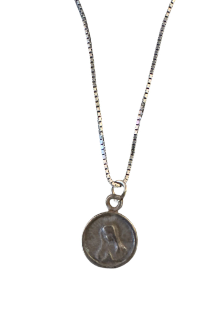 Sterling Silver Our Lady of Guadalupe Tiny Necklace