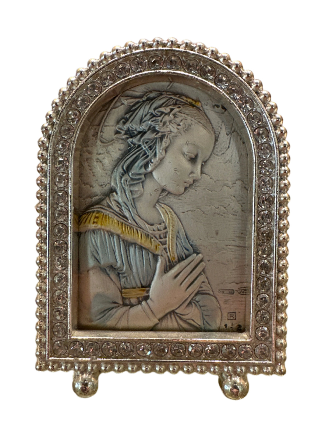 Lippi Madonna Silver Plaque