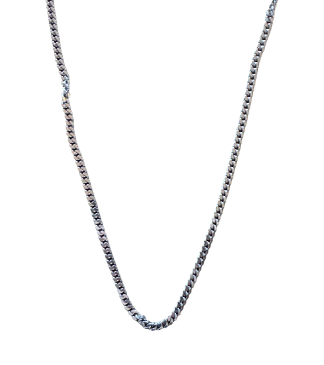 Sterling Silver 24" Heavy Curb Chain