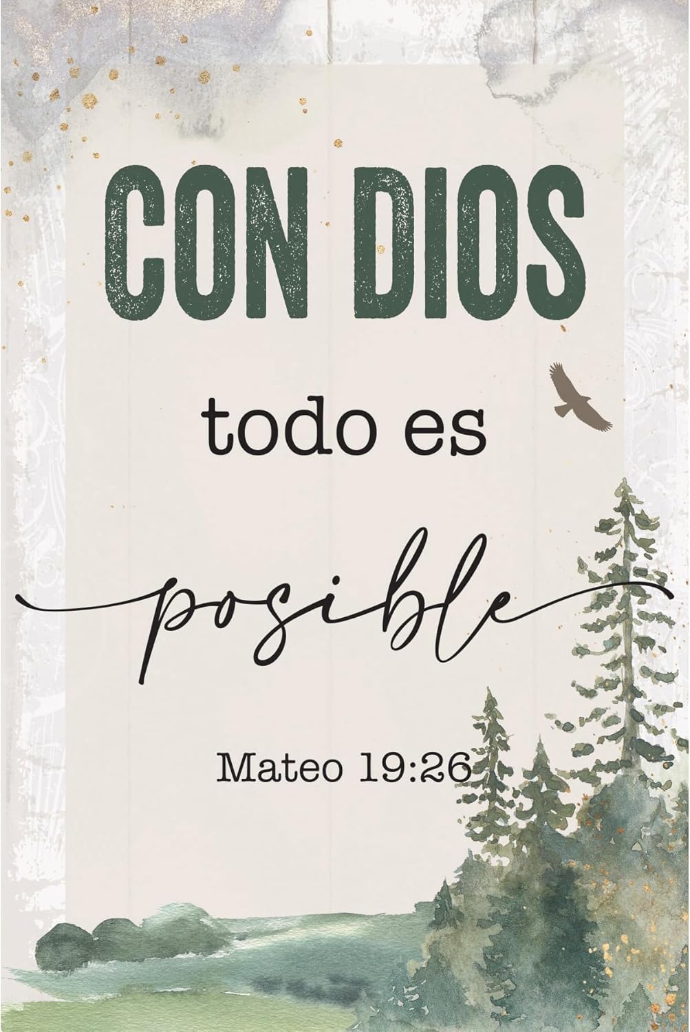 Con Dios Todo Es Posible Plaque