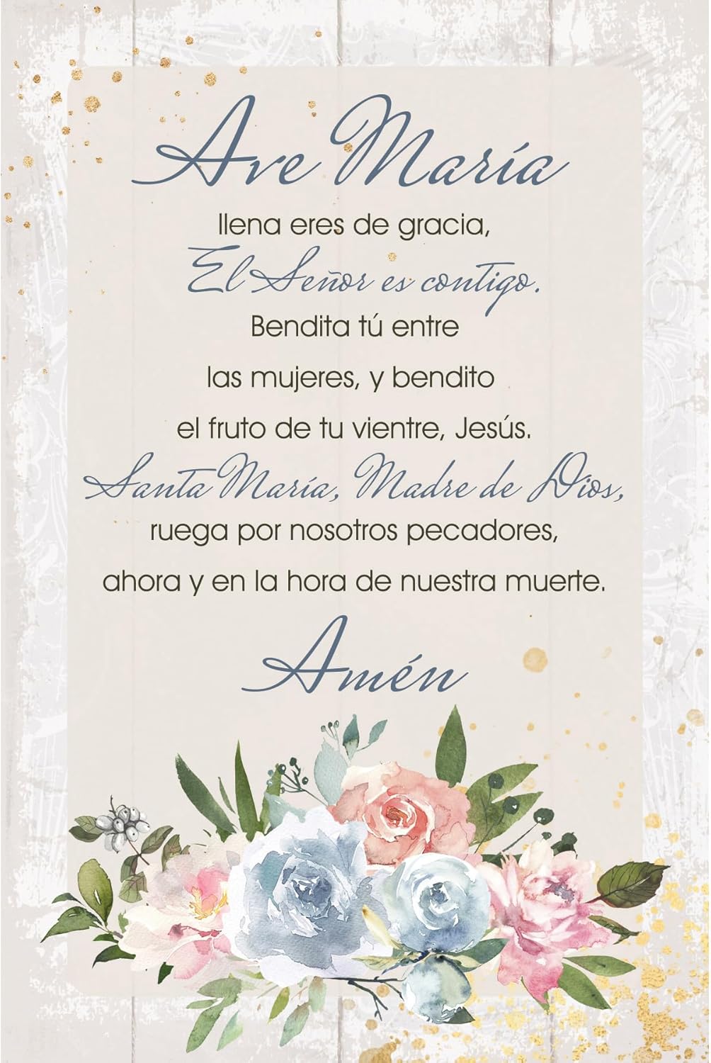 Ave Maria Plaque