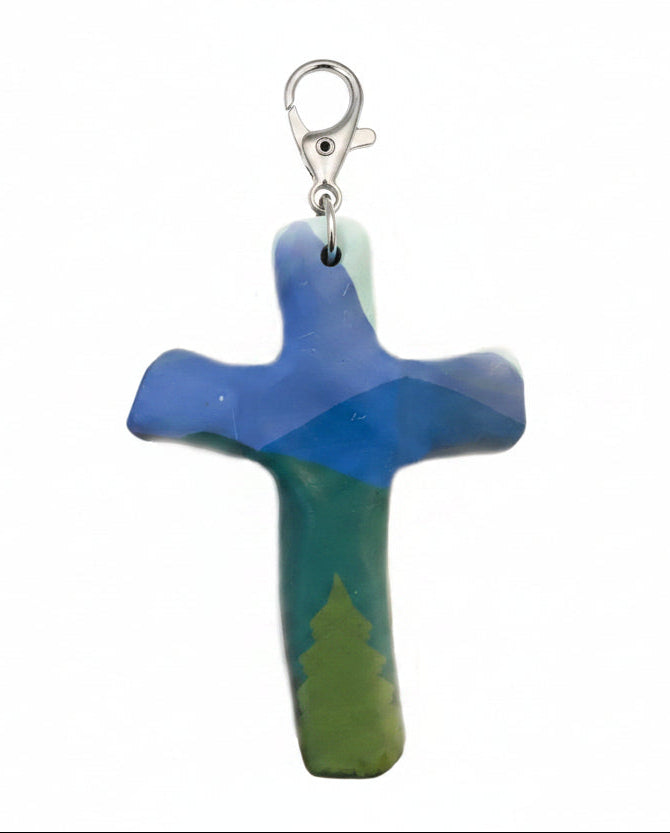 3" Mountain Pocket Comfort Cross with Clip