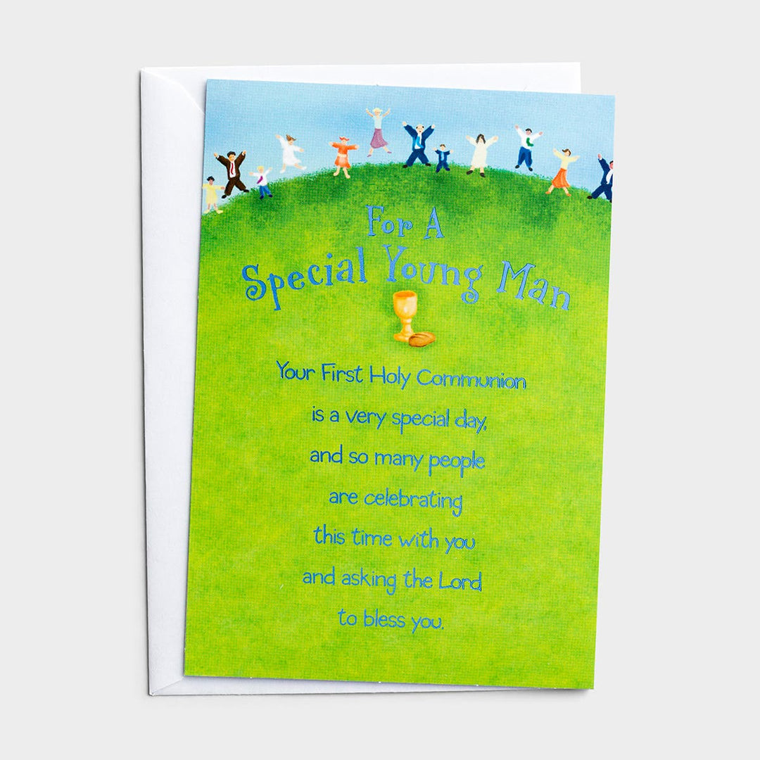 For A Special Young Man - First Communion Card