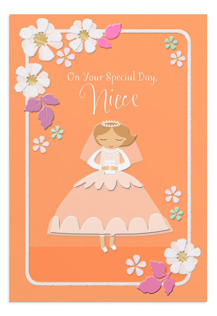 On Your Special Day, Niece - First Communion Card