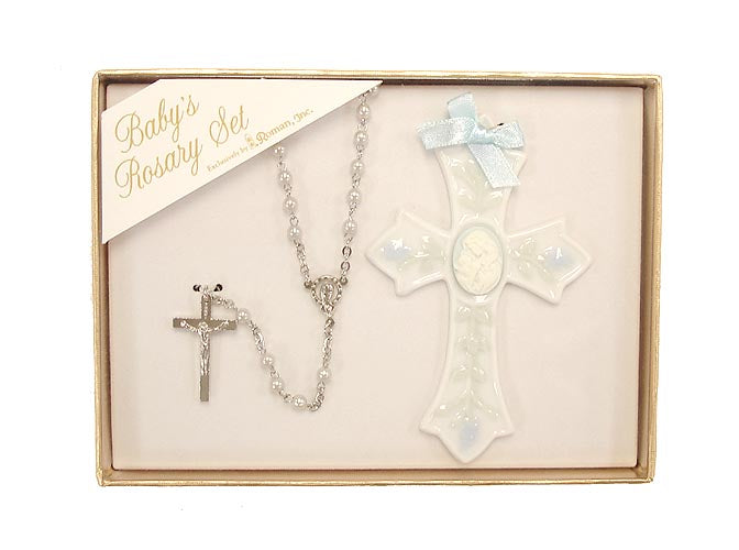 Baby's Rosary Set - Boy