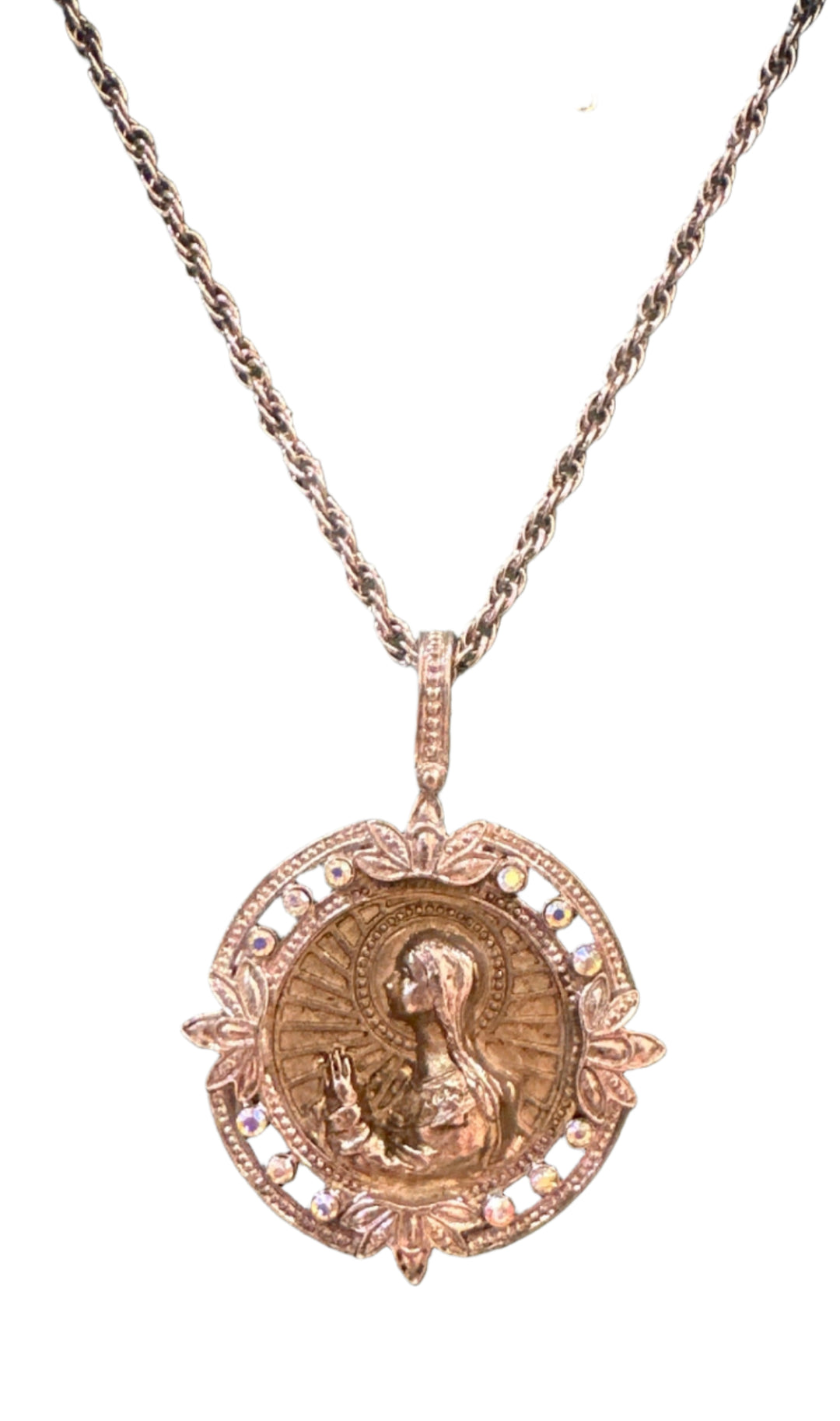 Mary Magdalene Enameled Necklace