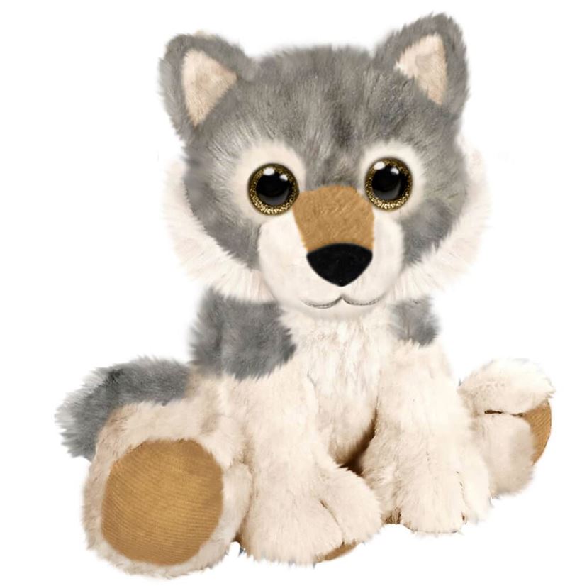 7" Grey Wolf Plush