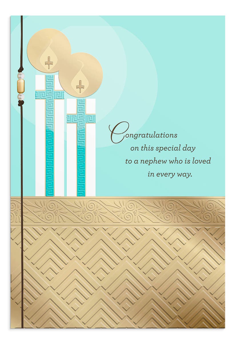 Nephew, Congratulations On This Special Day - First Communion Card