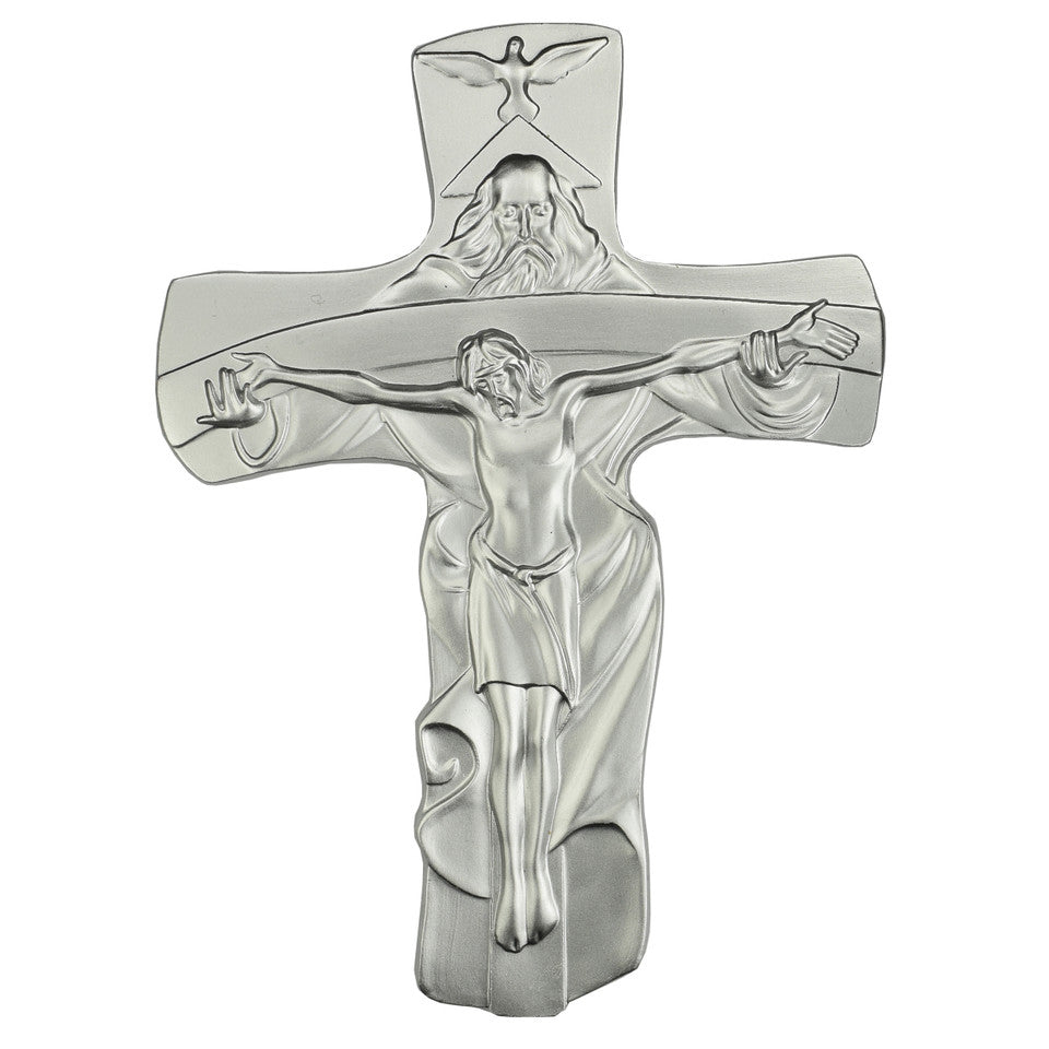 5" Zinc Trinity Crucifix