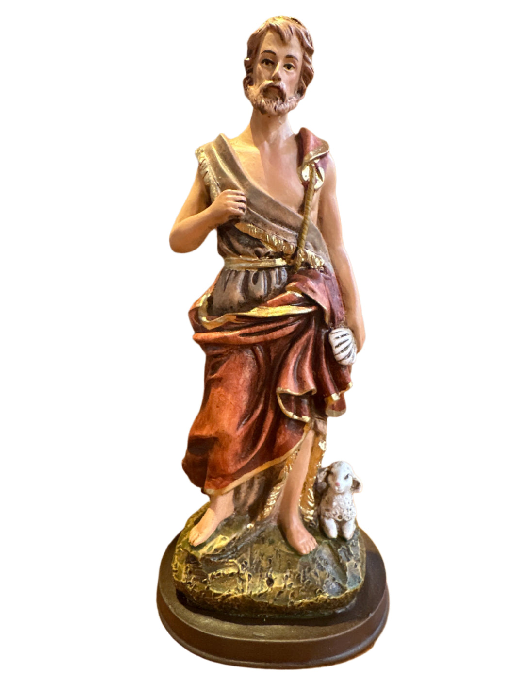 9" Handmade St. John the Baptist Statue