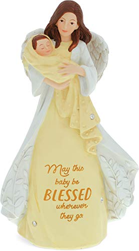 6" May the Baby be Blessed Angel Statue