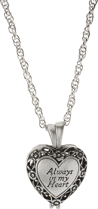 Heart Memorial Pewter Locket