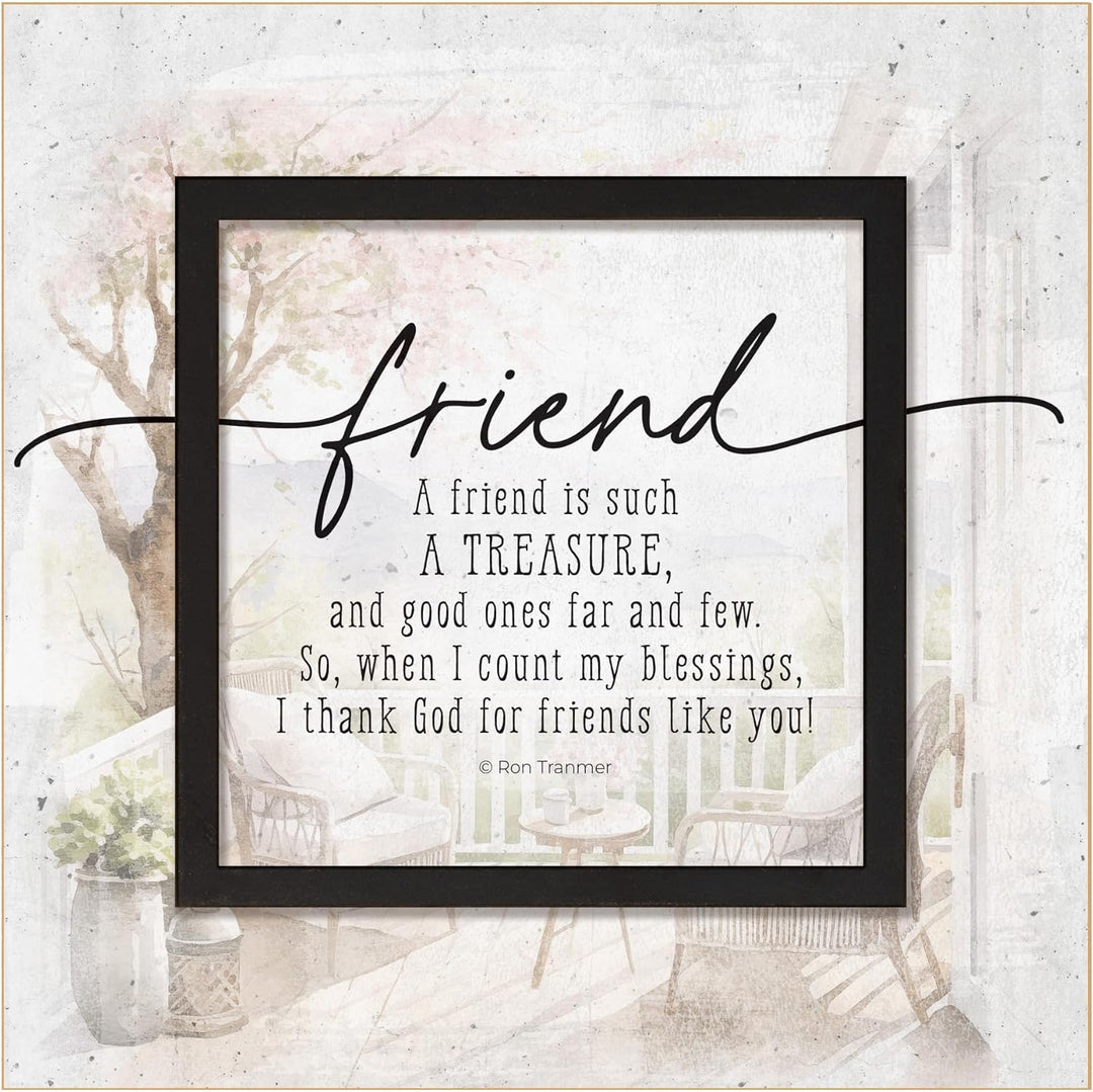 A Friend is Such a Treasure Plaque