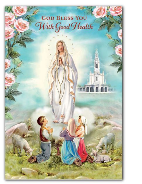 Get Well Our Lady of Fatima Greeting Card