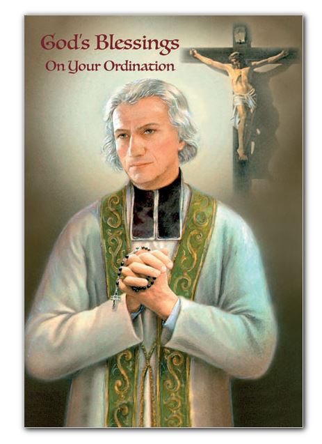 Ordination St. John Vianney Greeting Card