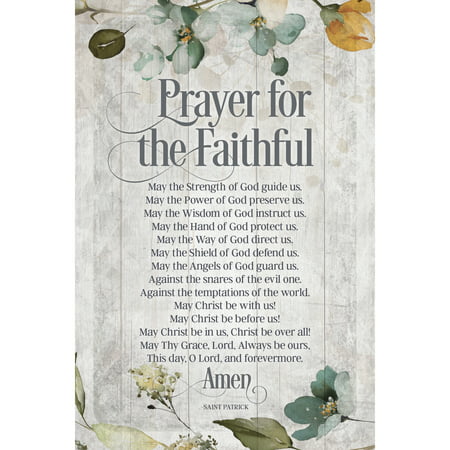 Prayer for the Faithful Plaque