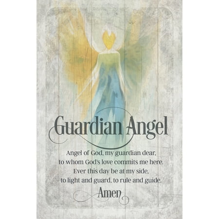 Guardian Angel Prayer Plaque