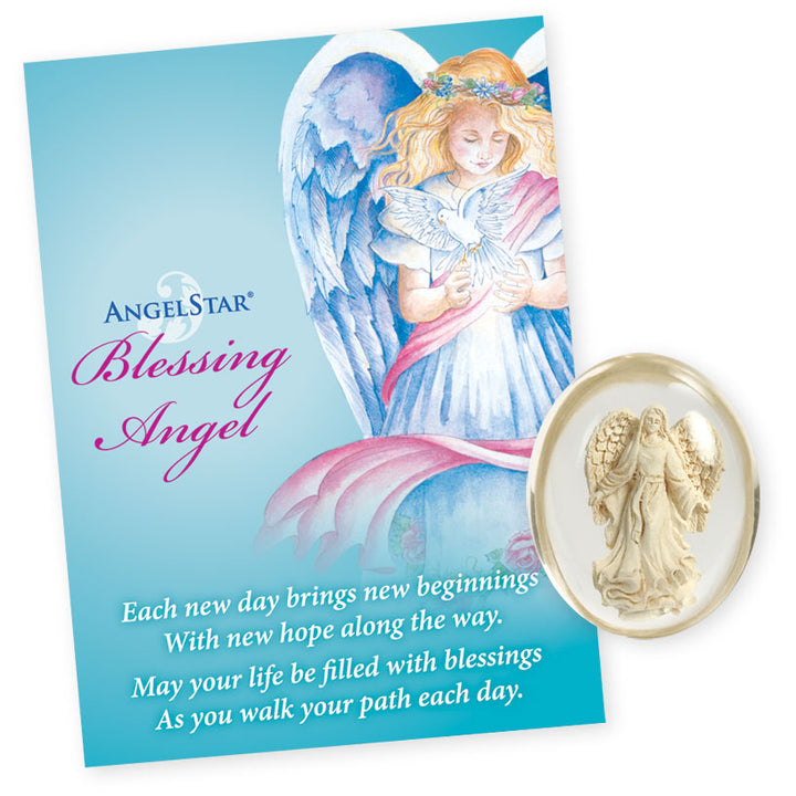 1.5" Angel Pocket Stone - Blessing