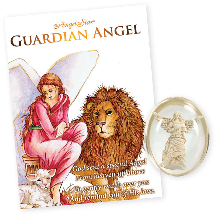 1.5" Angel Pocket Stone - Guardian Angel