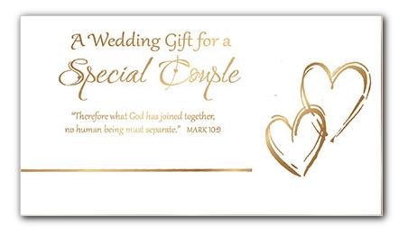 Wedding Money Holder Greeting Card