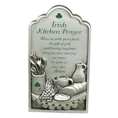 7" Irish Kitchen Prayer Plaque