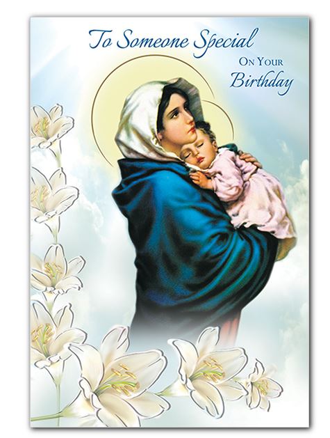 Birthday Madonna of the Street Greeting Card