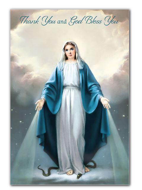 Thank You Our Lady of Grace Greeting Card