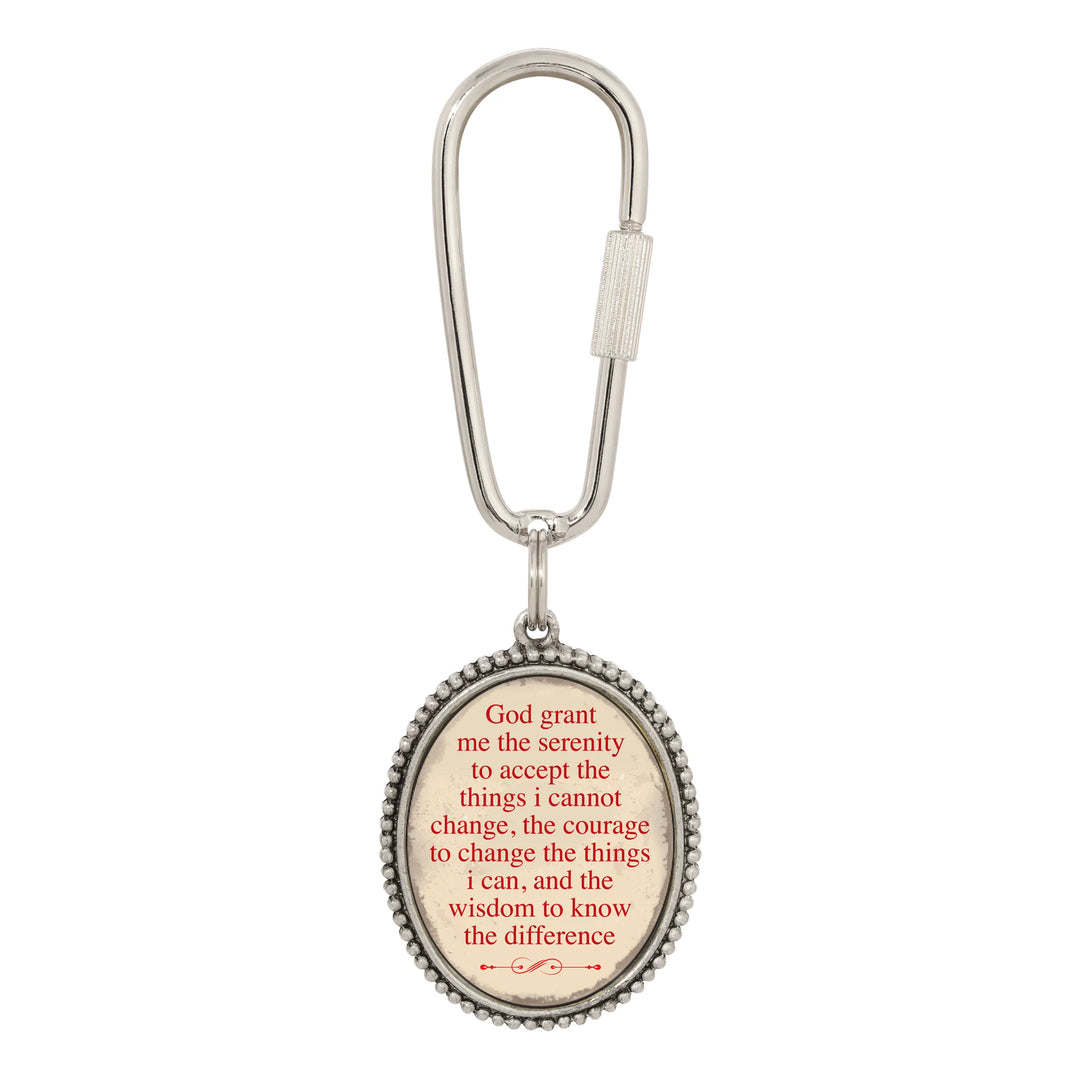 Serenity Prayer Carabiner Key Chain