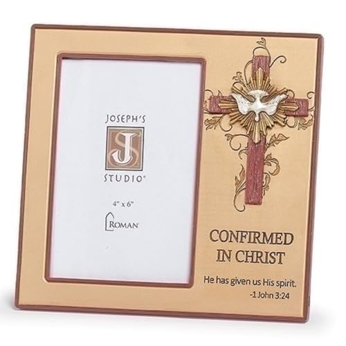 Confirmed in Christ Picture Frame with Dove on Cross