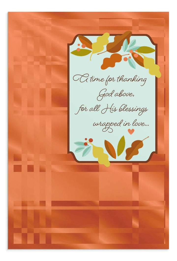 Thanking God - Thanksgiving Card